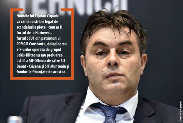 Angajarea lui Copariu la SIF5 întăreşte suspiciunile de corupţie care planează asupra conducerii ASF Angajarea lui Copariu la SIF5 întăreşte suspiciunile de corupţie care planează asupra conducerii ASF